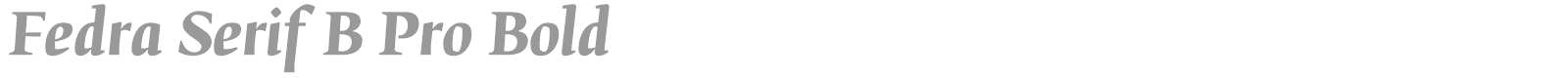 Fedra Serif B Pro font preview
